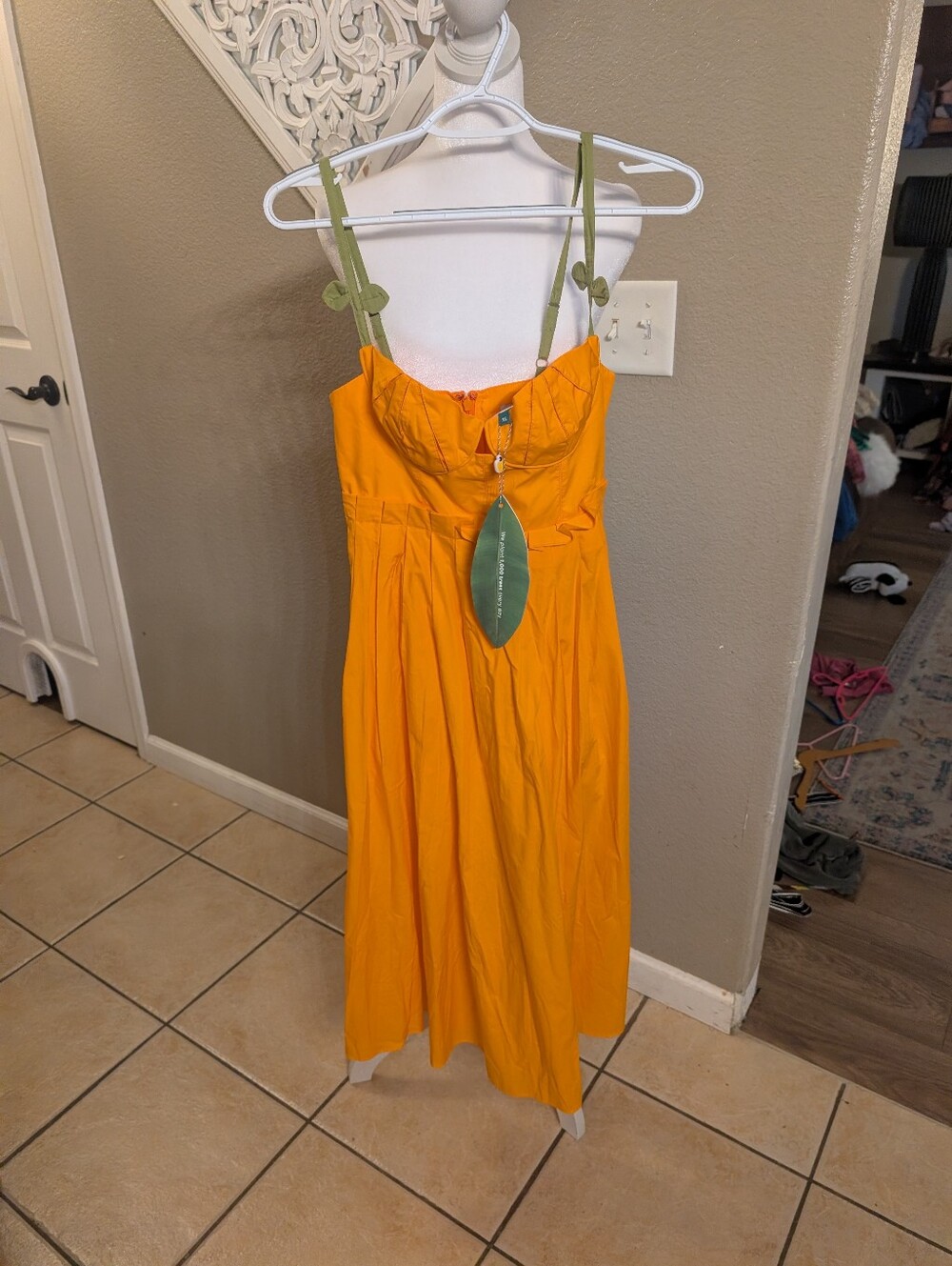 Farm Rio Orange Midi Sundress - Picture 3 of 5